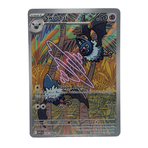 Pokémon TCG: Swoobat 120/086 Illustration Rare NM