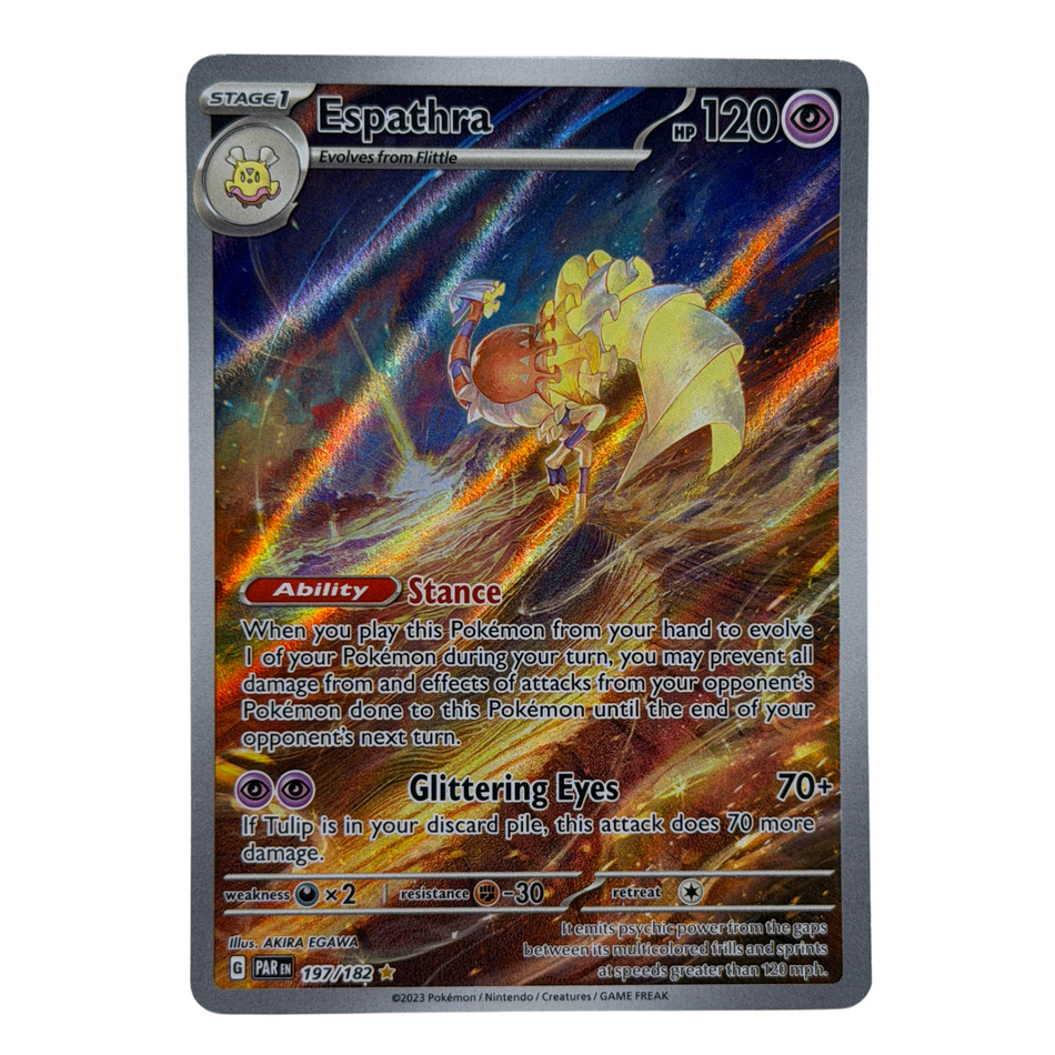 Pokémon TCG: Espartha 197/182 Illustration Rare Holo NM