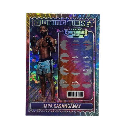 2025 Panini Contenders PFL Impa Kasanganay Winning Ticket /25 NM