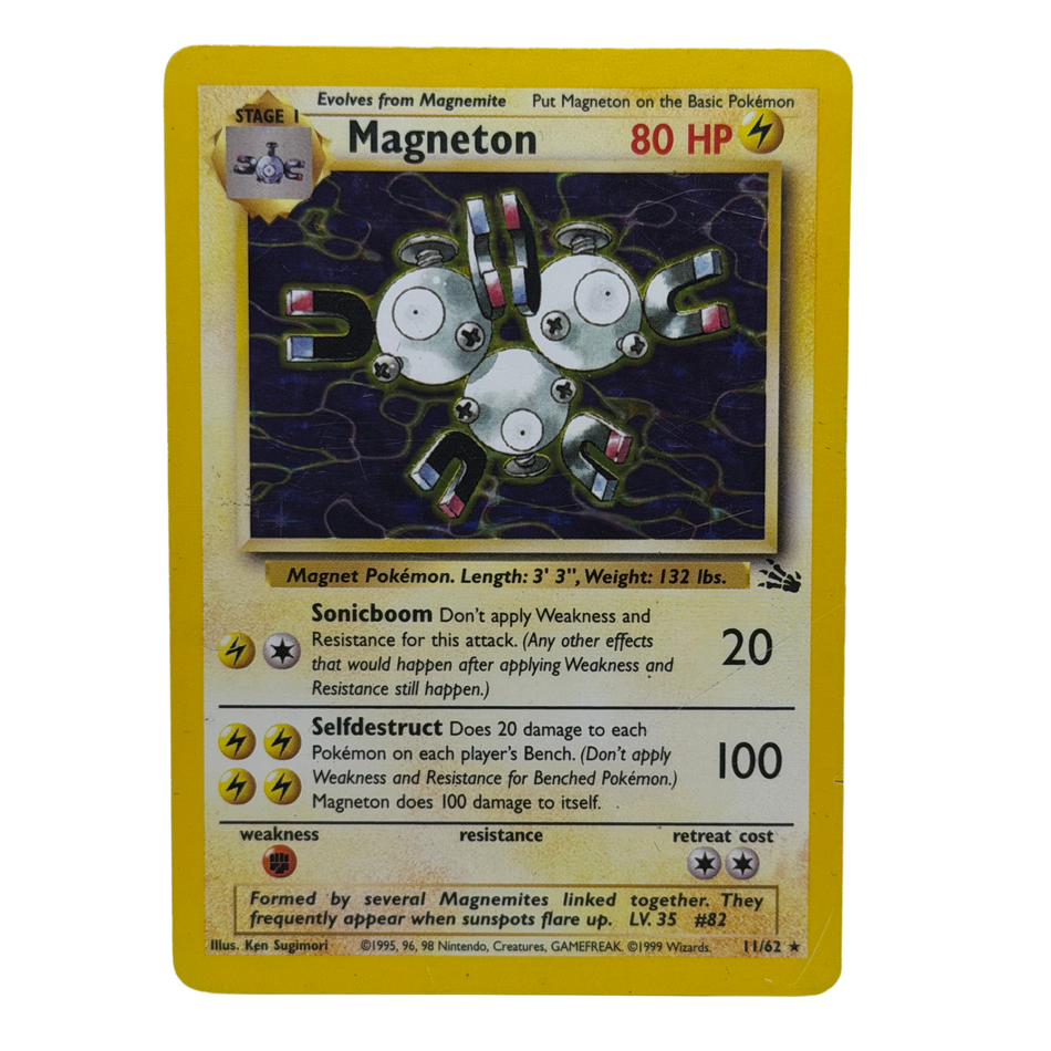 Pokémon TCG: Magneton 11/62 Fossil MP
