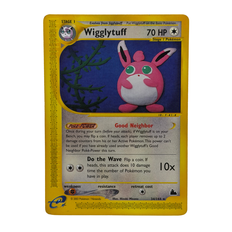 Pokémon TCG: Wigglytuff 34/144 Skyridge Regular MP
