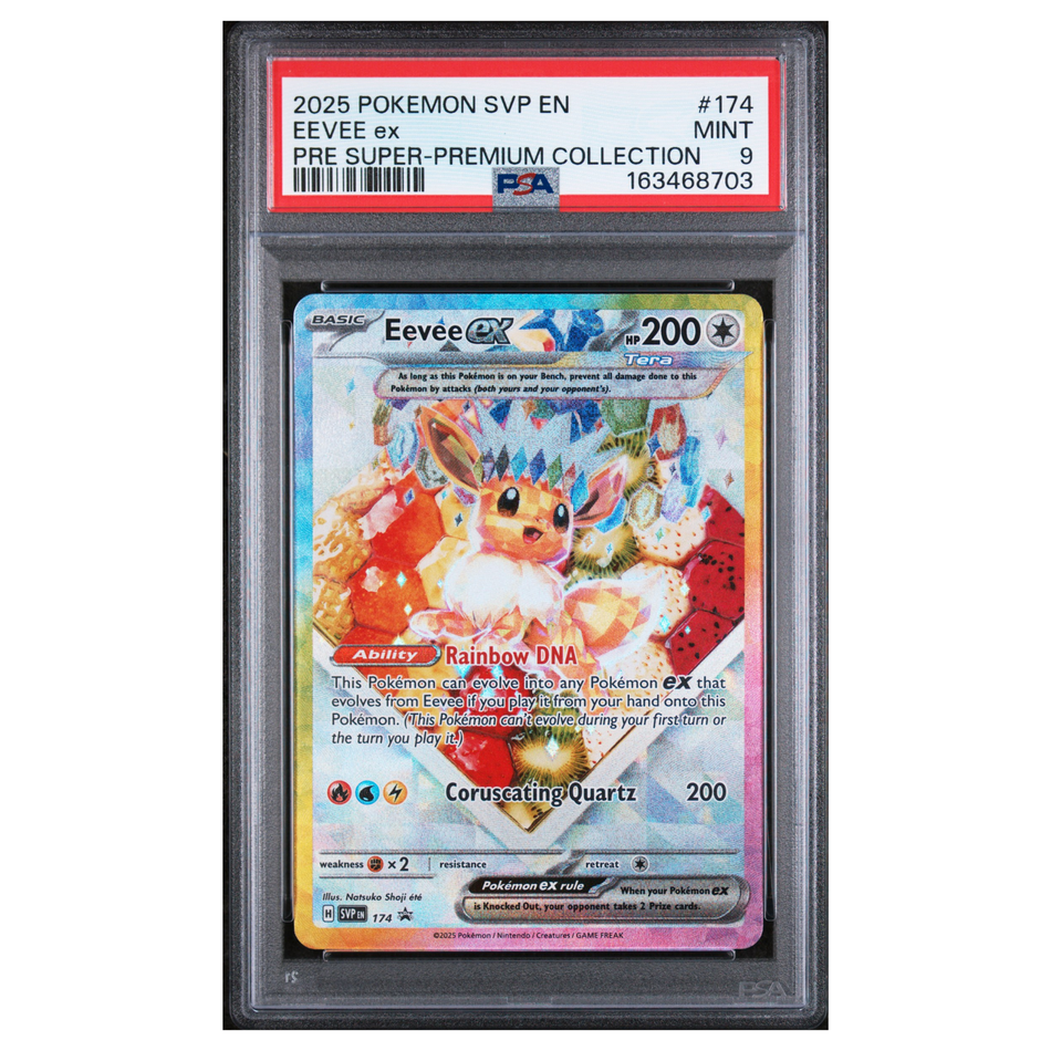 2025 Pokemon SVP EN Eevee Ex Pre Spc PSA 9