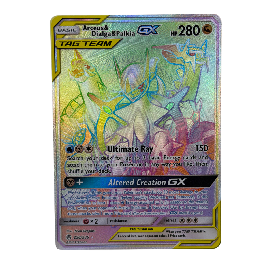 Pokémon TCG: Arceus & Dialga & Palkia GX 258/236 NM