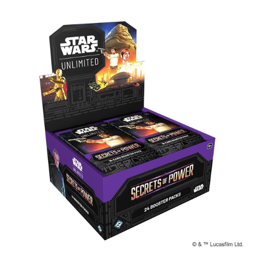 Star Wars: Unlimited - Secrets of Power Booster Display