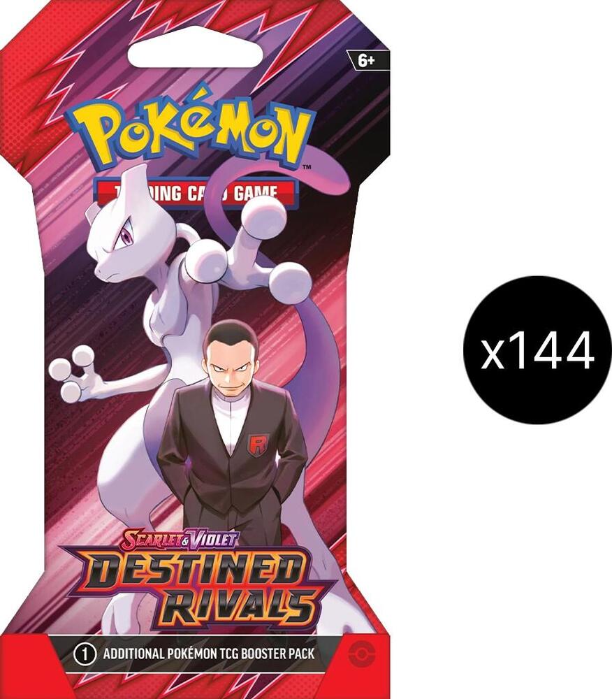 Pokemon TCG: Scarlet & Violet Destined Rivals Sleeved Booster 144-Pack Case