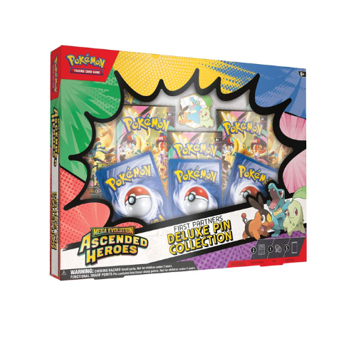 Pokémon TCG: Ascended Heroes First Partners Deluxe Pin Collection Box