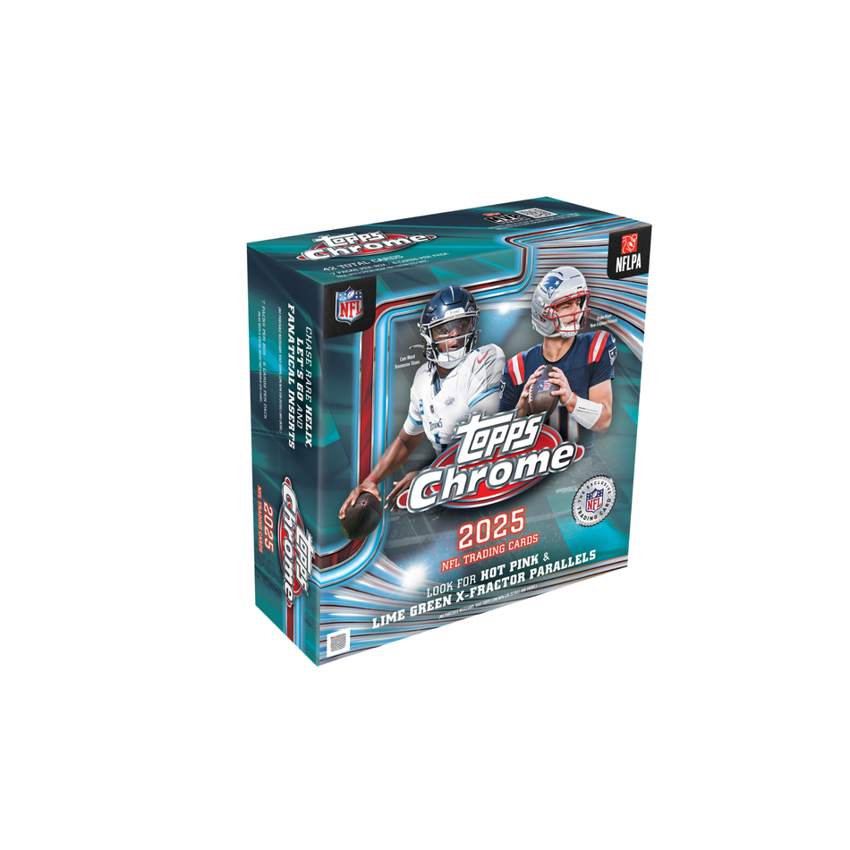 2025 Topps Chrome Football Mega Box