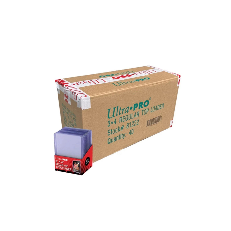 Case of 1000 Ultra Pro Regular Top Loaders 3x4 (40 Packs of 25)