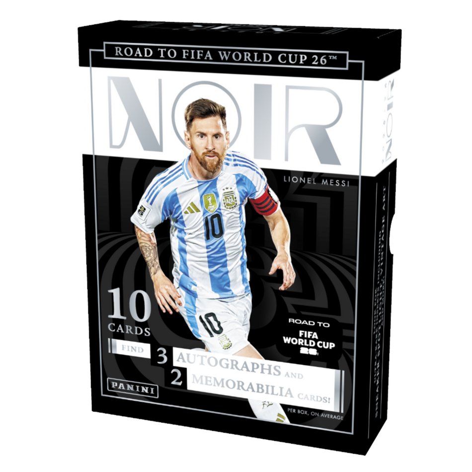 2025-26 Panini Noir Road to FIFA World Cup Factory Sealed Soccer Hobby Box
