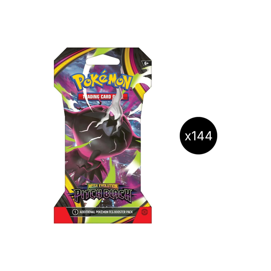 Pokémon TCG: Pitch Black Sleeved Booster 144-Pack Case