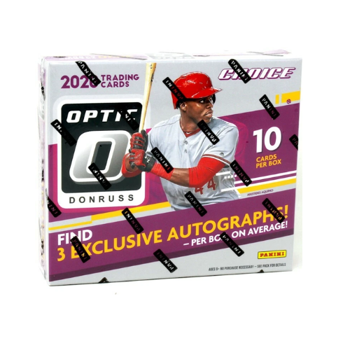 2020 Panini Donruss Optic Choice Baseball Hobby Box