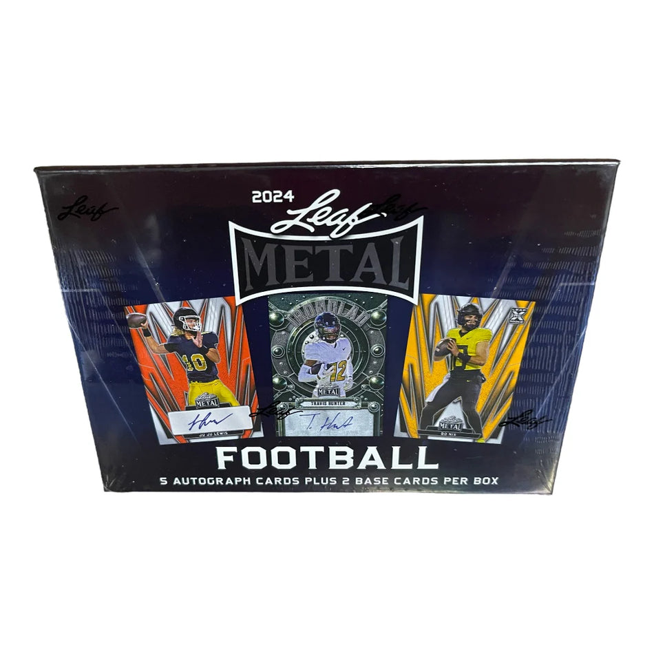 2024 Leaf Metal Draft Football Hobby Box