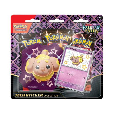 Pokémon TCG: Paldean Fates Tech Sticker Collection Random Design