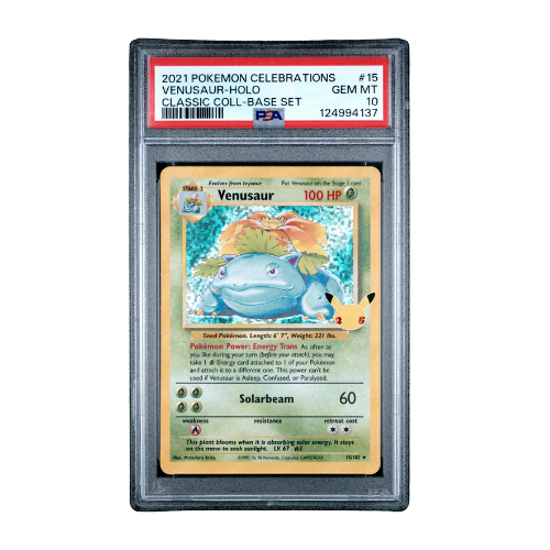 Pokémon TCG: Celebrations Venasuar Holo #15 PSA 10