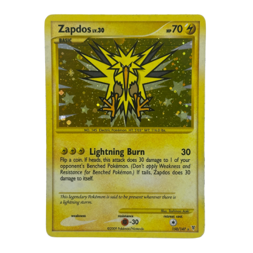 Pokemon Zapdos 150/147 Supreme Victors Secret Rare Holo LP