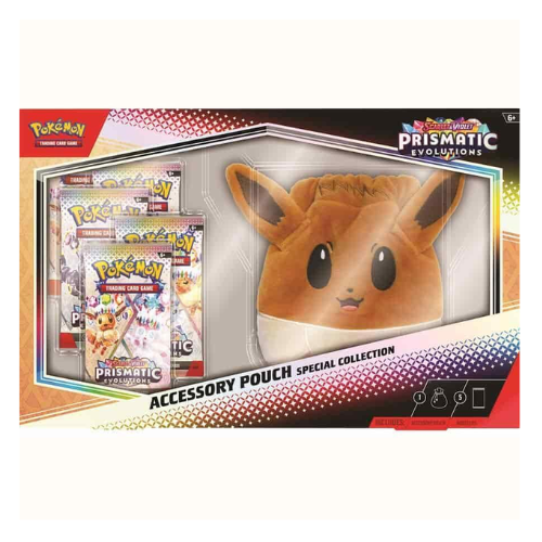 Pokemon Scarlet & Violet: Prismatic Evolutions Accessory Pouch Special Collection Box
